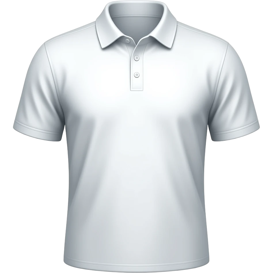 Polo blanche emoji