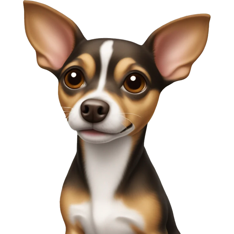 Brown rat terrier Chihuahua mix emoji