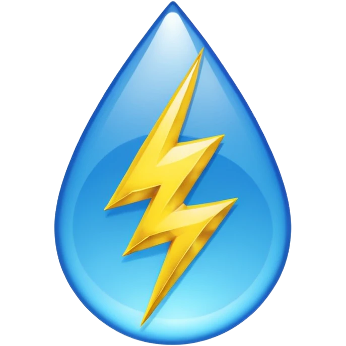 Grateful Dead lightning bolt inside a teardrop emoji