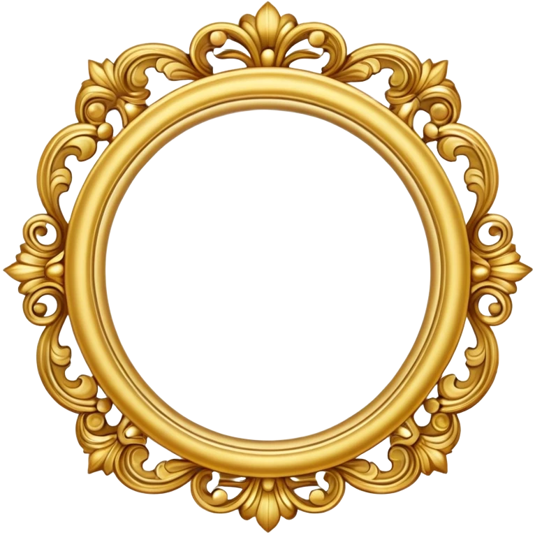 Gold frame emoji