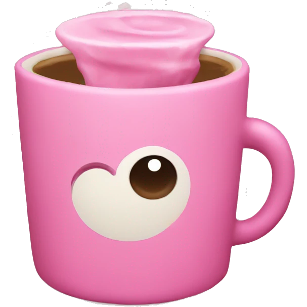 pink coffee cub  emoji