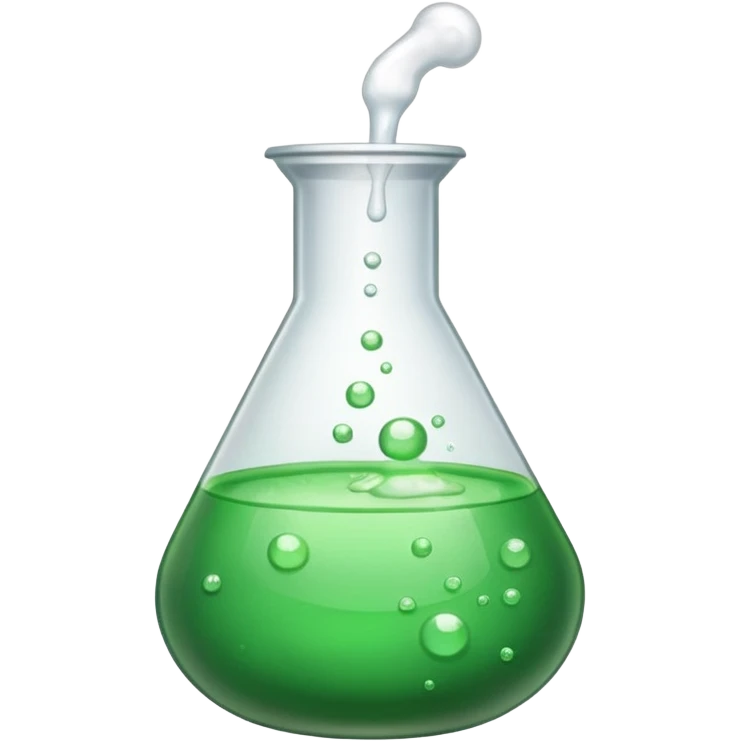 beaker with bubbling liquid emoji emoji