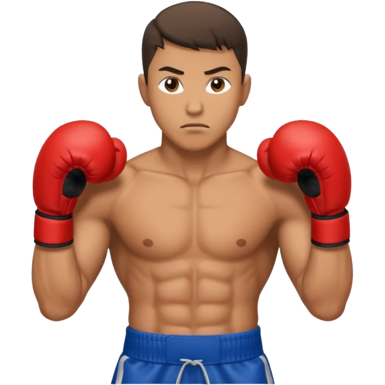 Kick boxer emoji