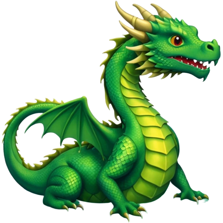 dragon in the lake emoji