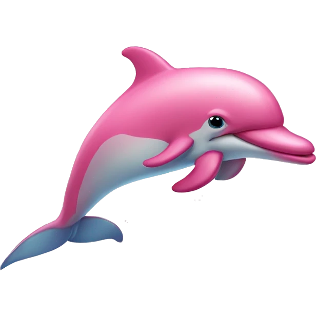 Pink dolphin  emoji
