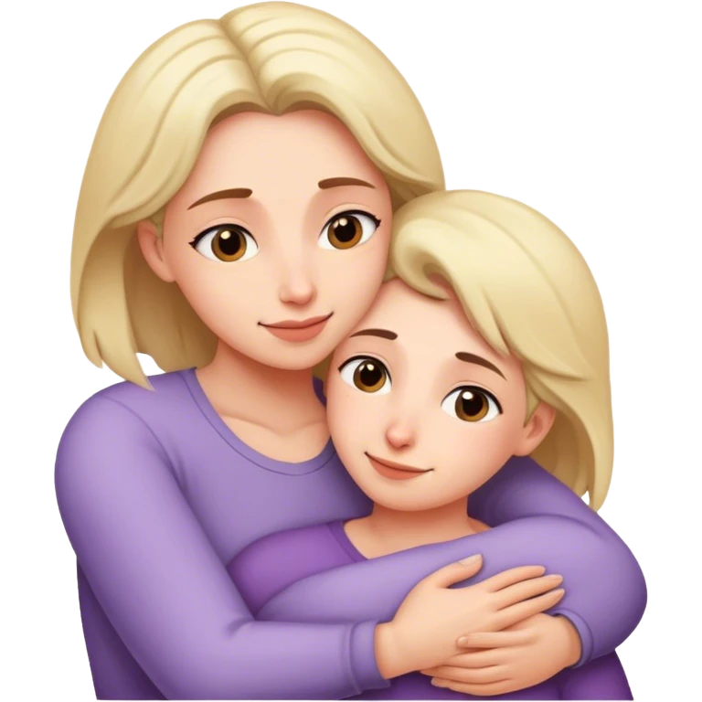 Hugging mom emoji