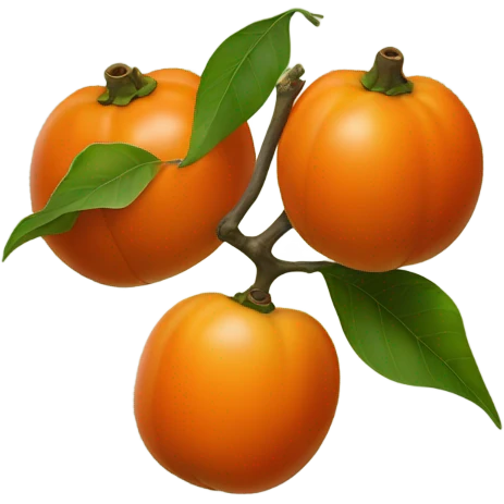 persimmon  emoji