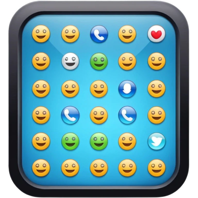 app interface window with drag-and-drop elements emoji