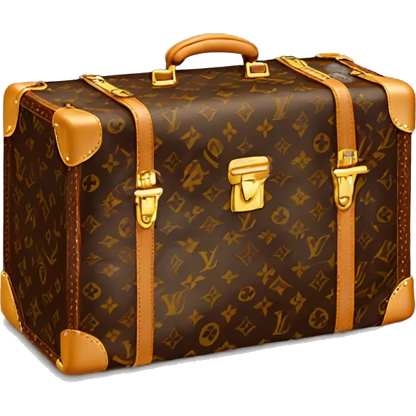 louis vuitton suitcase emoji