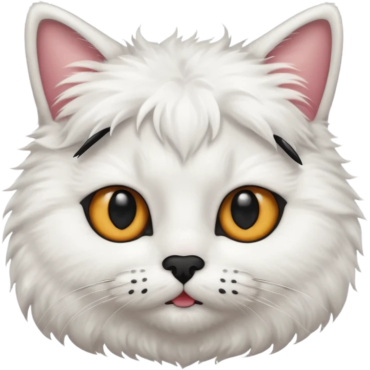 cat with black mustache emoji