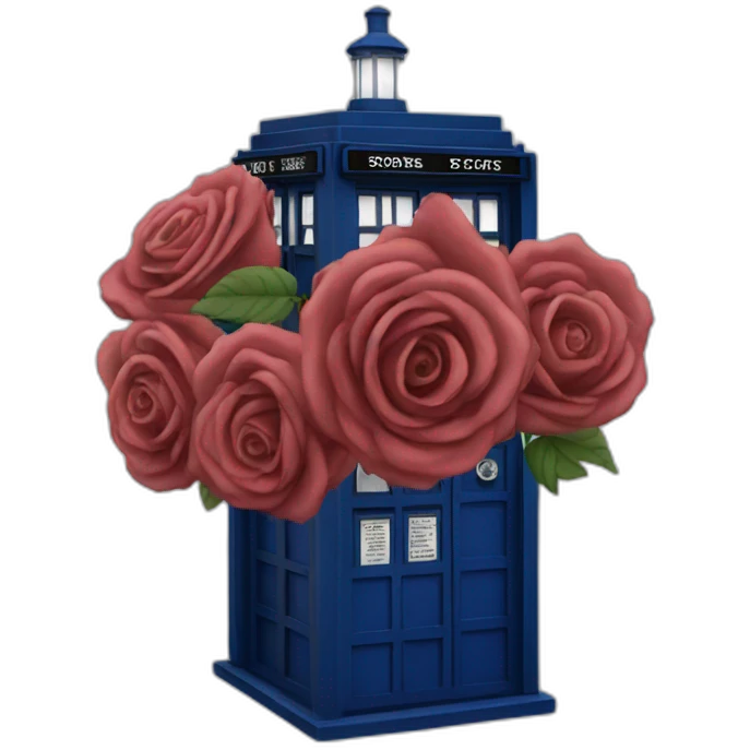 rose tardis emoji
