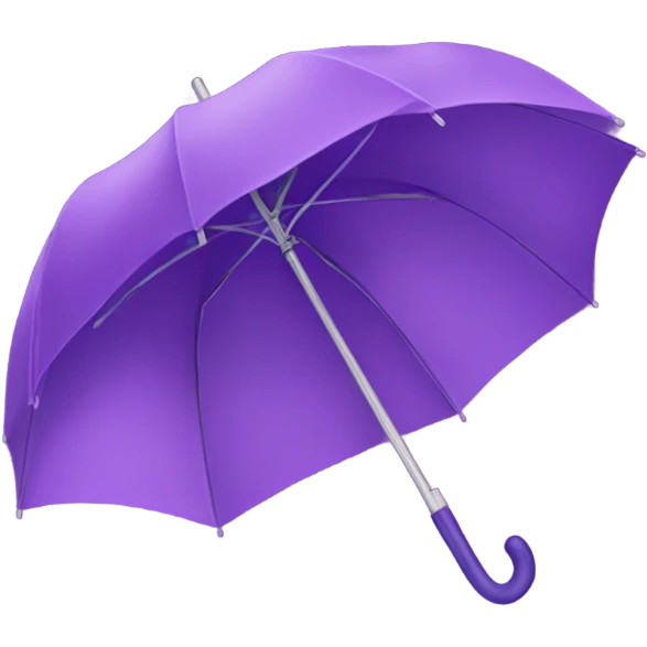 Purple umbrella emoji