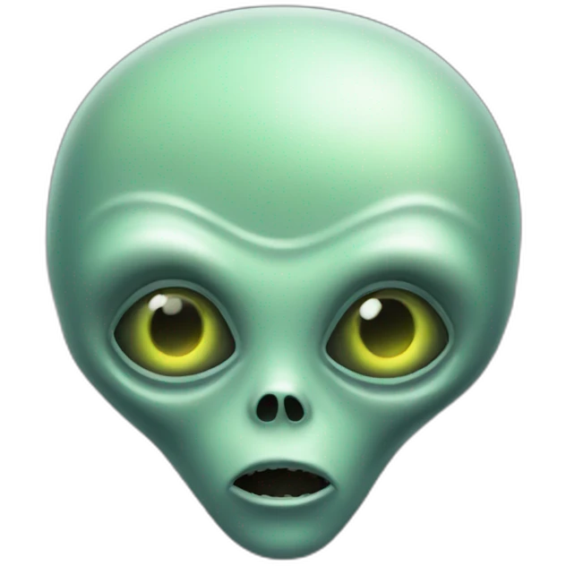 creepy alien from outer space emoji