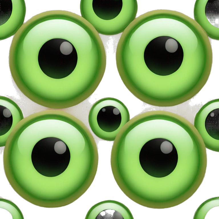 Ojos verdes emoji