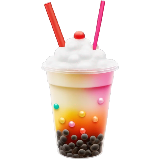 Gong cha bubble tea emoji