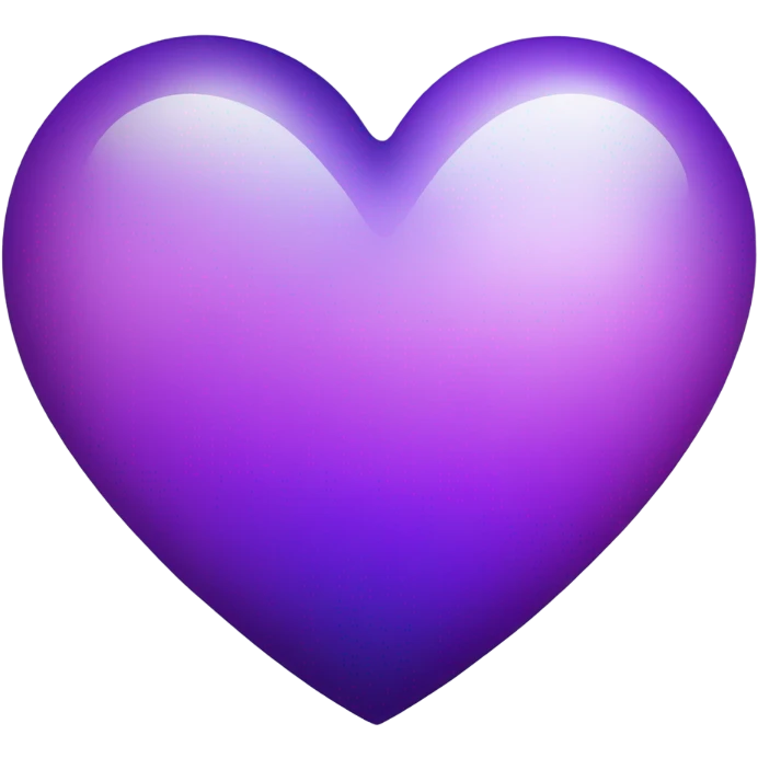 Shiny gradient purple heart  emoji