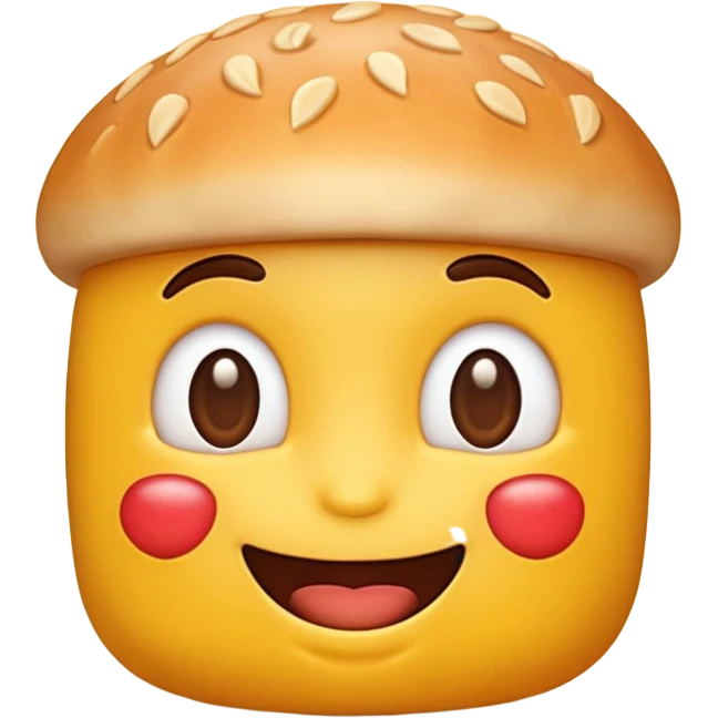 3D emoji symbolizing loyal customer, trust and commitment, food theme, cute and modern, soft lighting, glossy, isolated, no background
 emoji