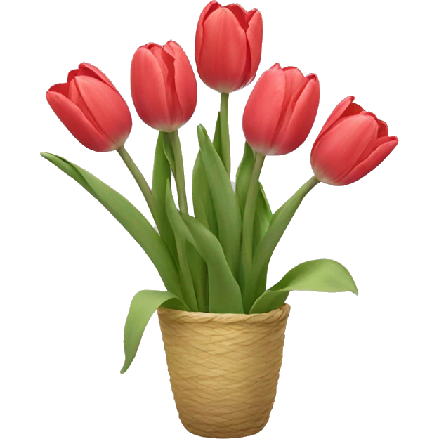 tulips emoji