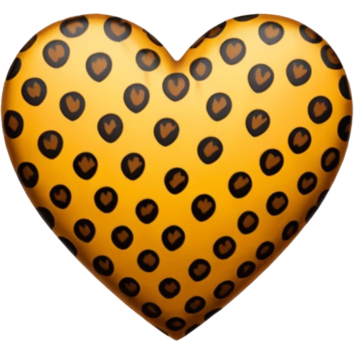 Heart lepord emoji