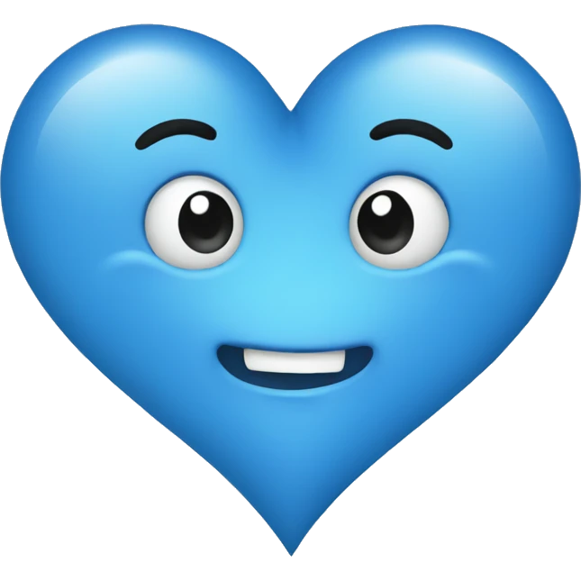 Heart Blue emoji