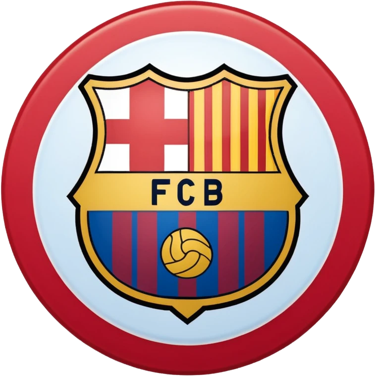 Escudo del Barcelona emoji