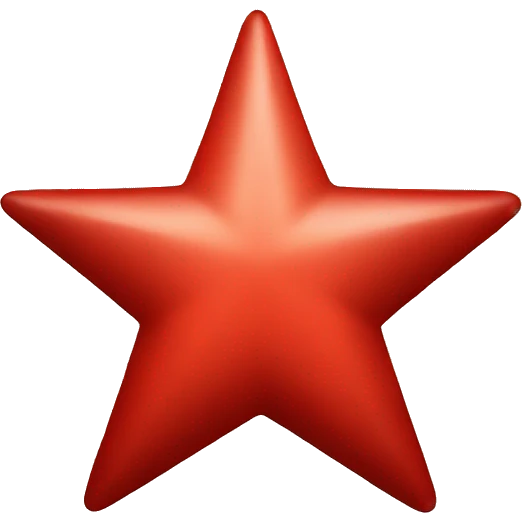 Red star emoji