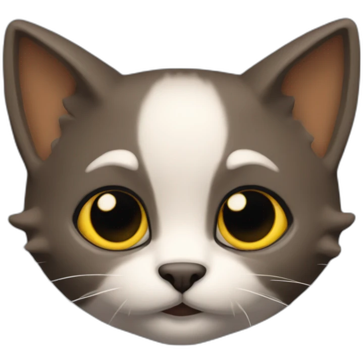 Chauve oreille de chat emoji
