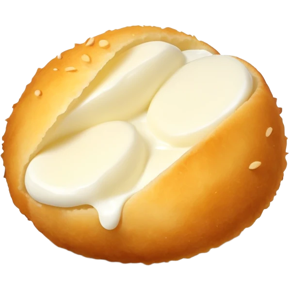 Mozzarella cheese balls emoji