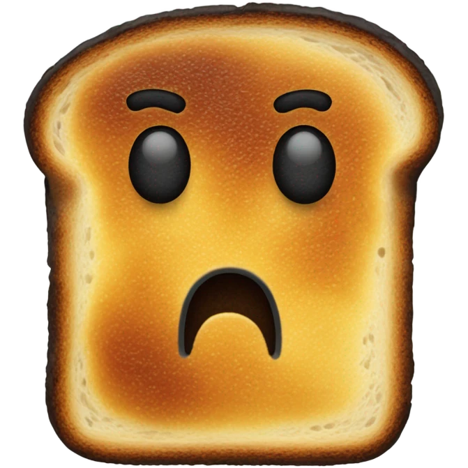 burnt toast emoji