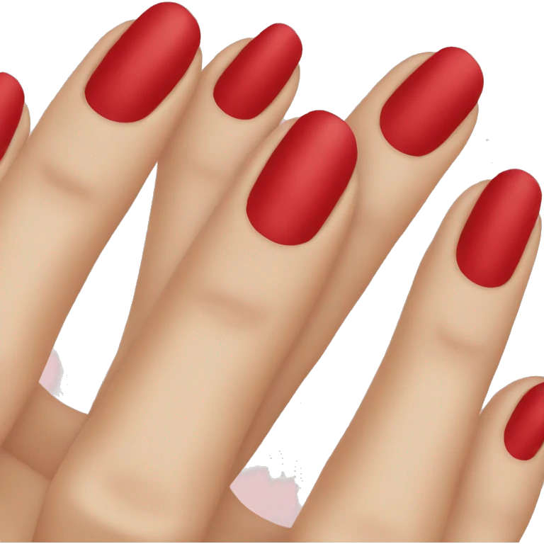 Red nails  emoji