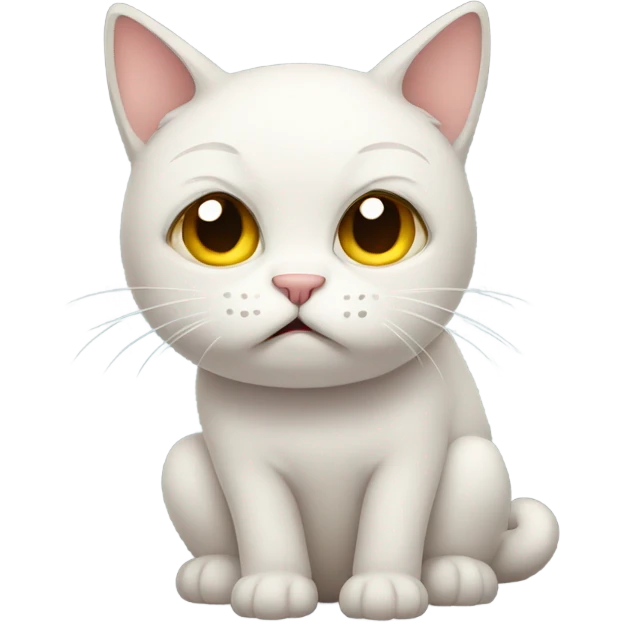 Sad cat emoji