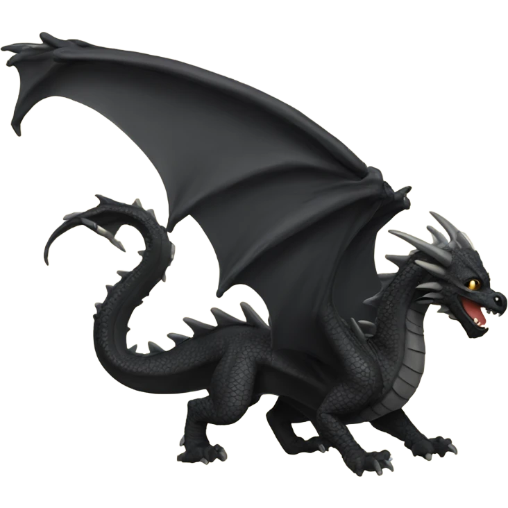 Black dragon emoji
