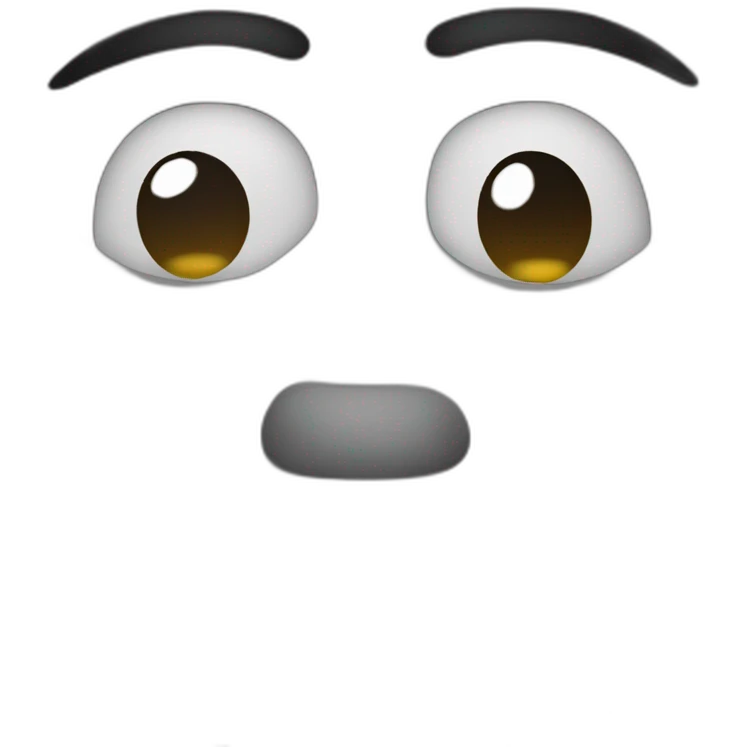 Moai crying emoji