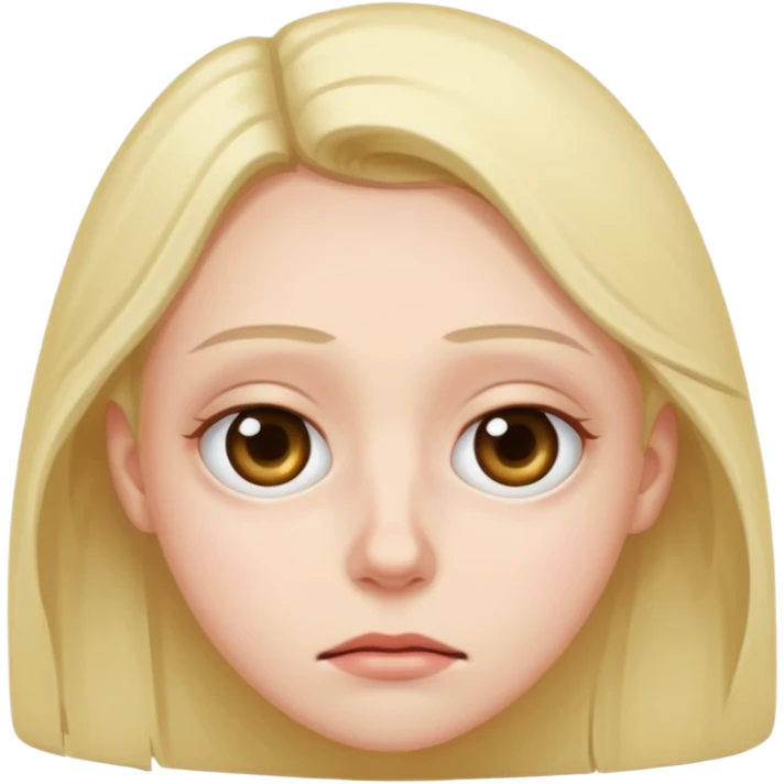 exhausted under eye dark circles emoji