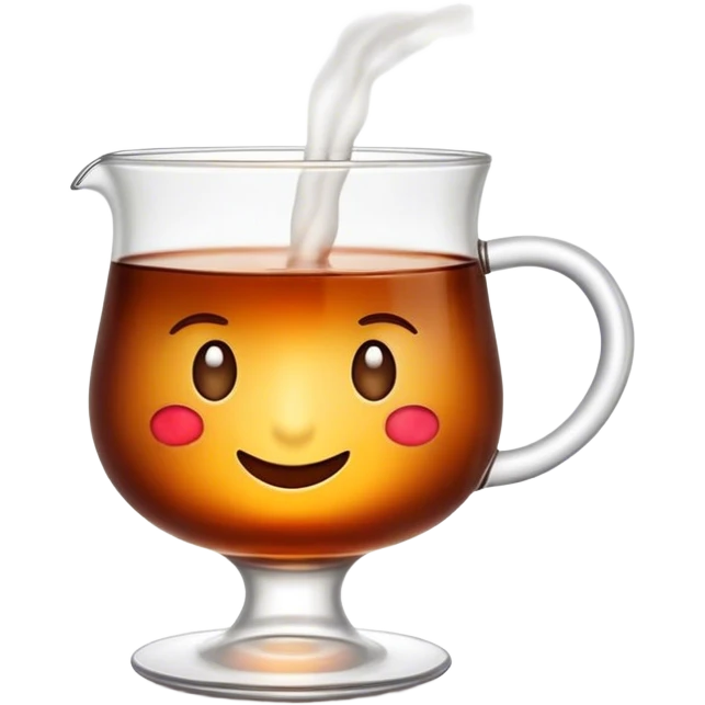 Cinematic Realistic Turkish Tea Pop Culture Emoji, featuring an inviting portrayal of a steaming glass of Turkish tea rendered with rich textures and warm, convivial lighting. emoji