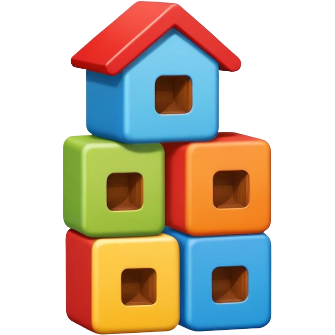 Toy Block HomeS emoji