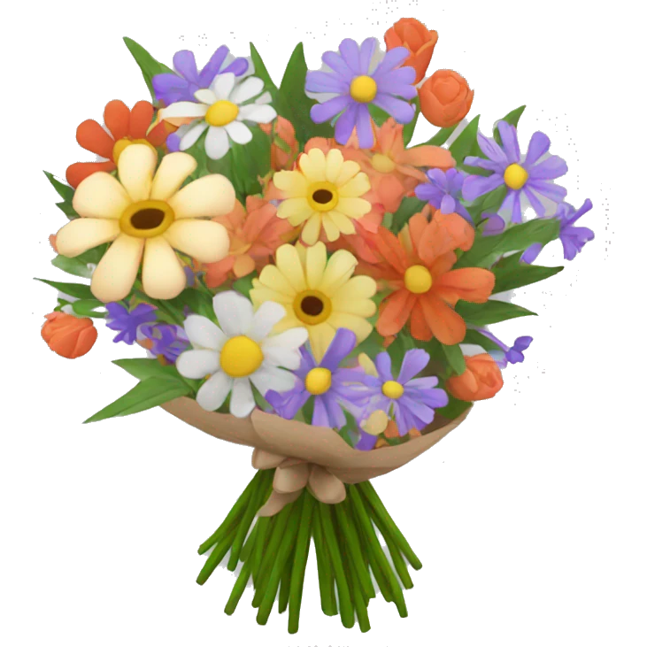 Random flowers bouquet  emoji