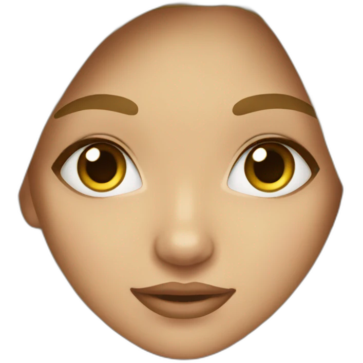 A blonde girl with olive skin and hazel eyes emoji