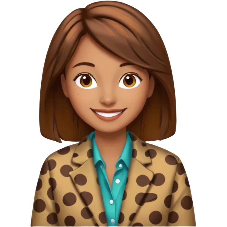 spotted jackets woman emoji