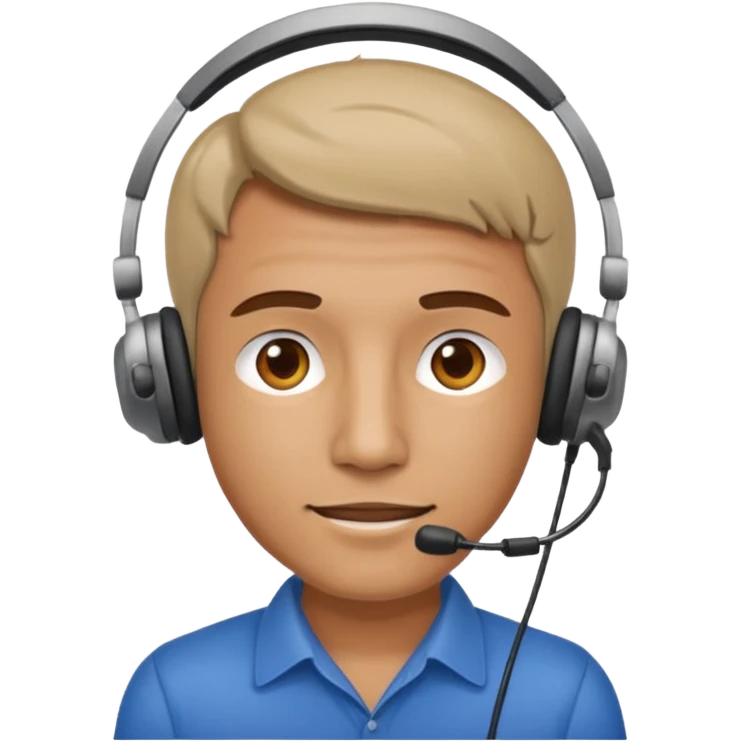 call center man emoji