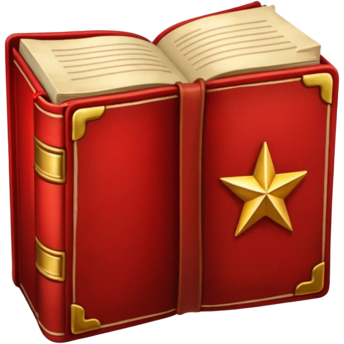 red books, golden glow emoji