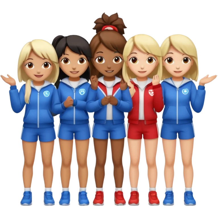 Anime girl team  emoji