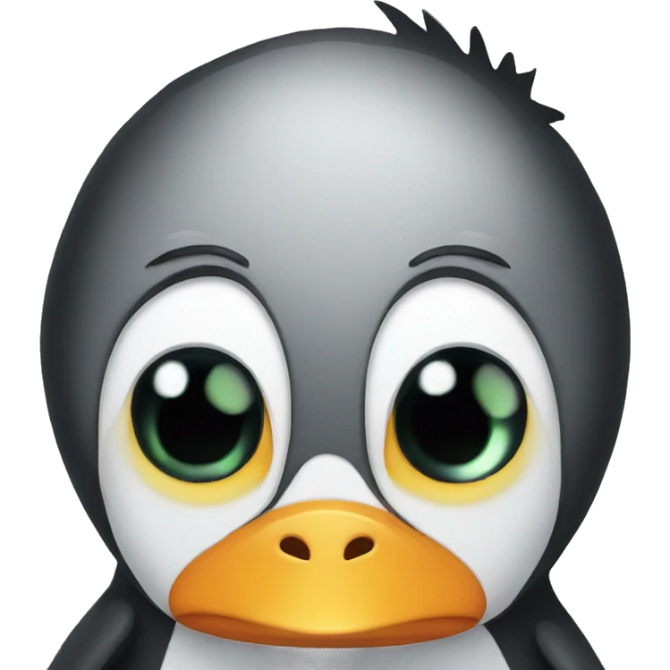 Crying penguin  emoji