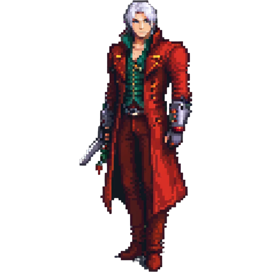 Dante Sparda from Devil May Cry emoji