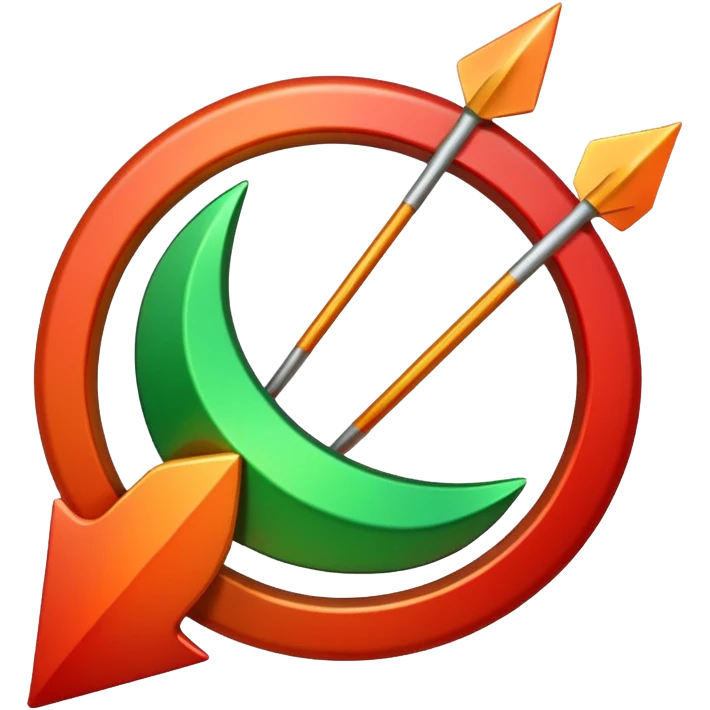 A limit control with an arrow that stands between green, orange and red. emoji