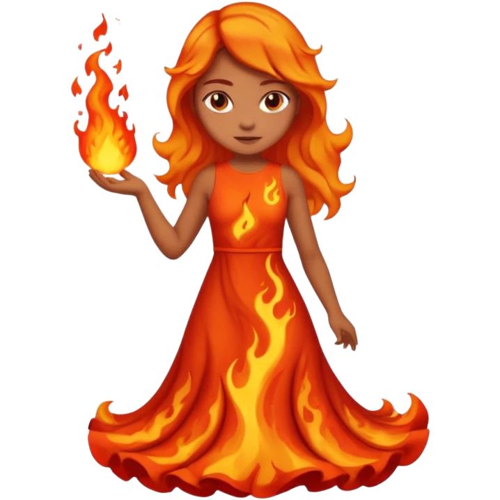 Lava girl emoji