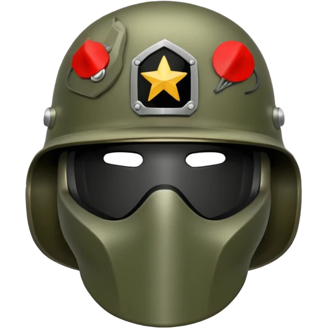 military helmet emoji