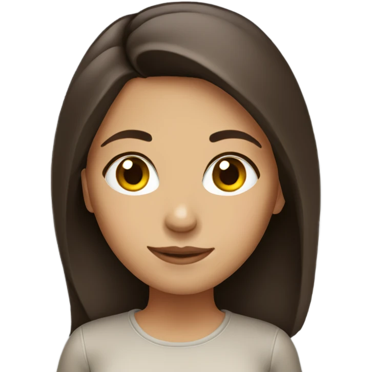 Brunette girl  emoji