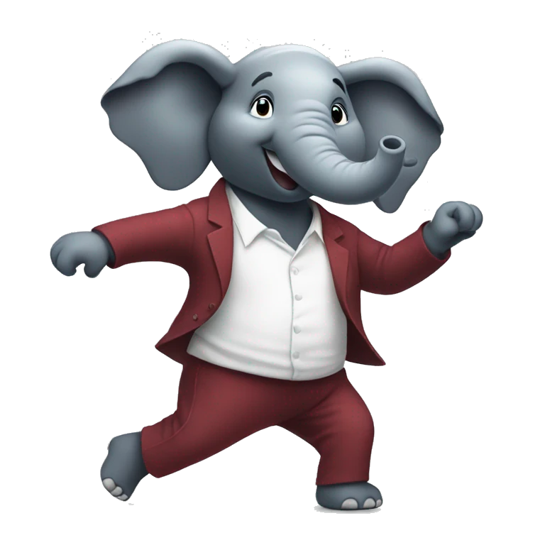 Elefante bailando emoji
