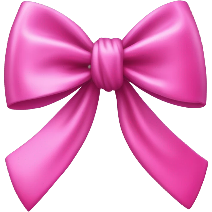 Pink bow emoji